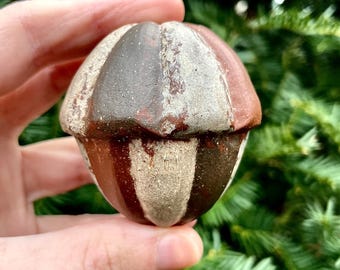 Motley Acorn Ceramic Rattle // Handmade Sculpture