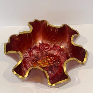 Resin Flower Bowl