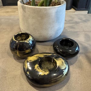 Tea Light Candle Holders Set | Handmade with Heat Resistant Epoxy Resin