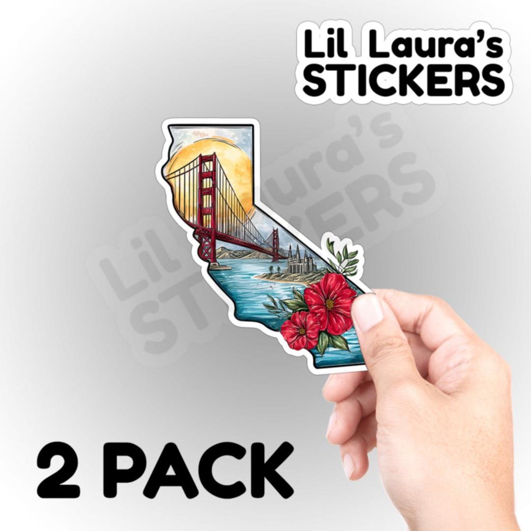 Cal State La Sticker California State Sticker, Cali Sticker, Laptop Sticker, Cooler Sticker ...