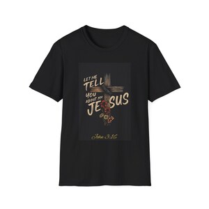 Jesus Tee, Christian Shirt, Jesus Cross Top, Faith Apparel, Religious Gift, God Lover Clothing