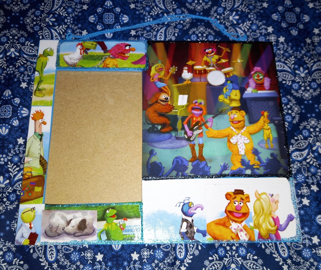 The Muppets Electric Mayhem Decoupaged Picture Frame OOAK - Etsy