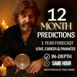 MISMA HORA, Predicciones a 12 meses, Lectura de tarot a 12 meses, Pronóstico para todo el año, Predicciones a 1 año, Pronóstico a 1 año