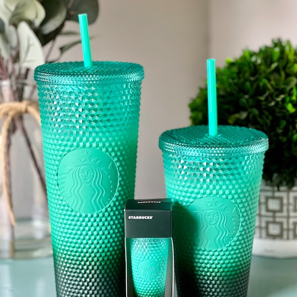 Starbucks Mint Studded Tumbler Etsy