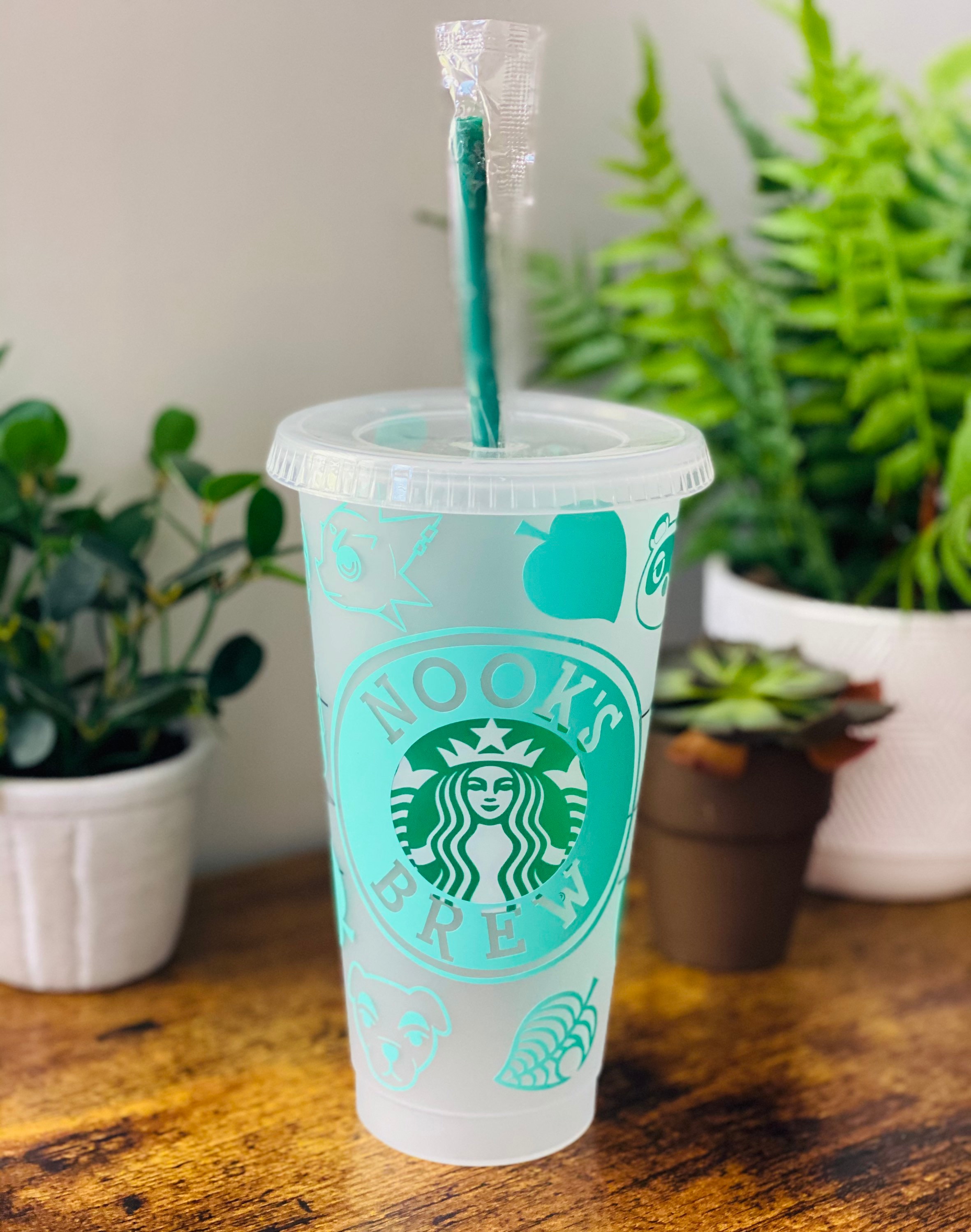 Buy Animal Crossing Inspired Starbucks Tumbler - Various Colors to Choose  From- Can Be Personalized!! Online in India - Etsy