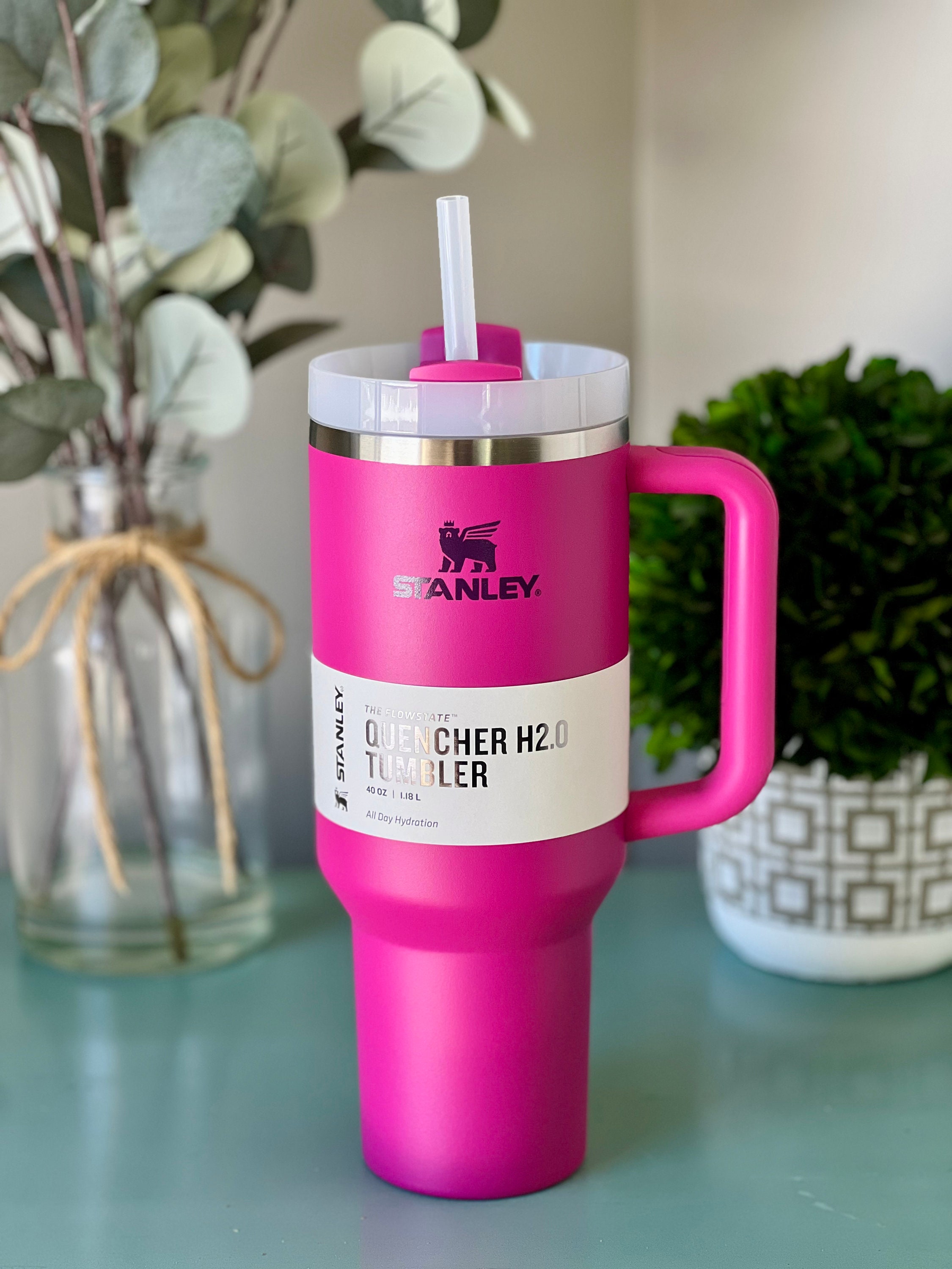 AUTHENTIC - Stanley Quencher 40oz & 30oz Available - Color Fuchsia
