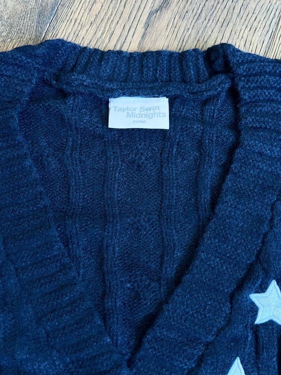 AUTHENIC - Taylor Swift Midnights Cardigan - Xs/sm - M/L - XL/2XL