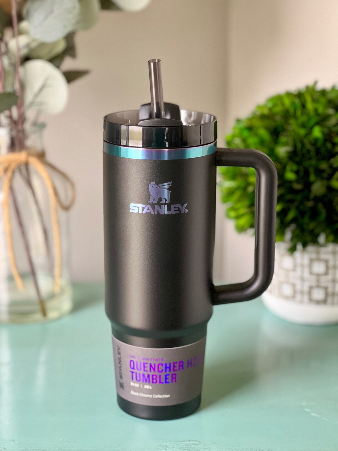AUTHENTIC Limited Edition Black Chroma Stanley Quencher 30oz, 40oz