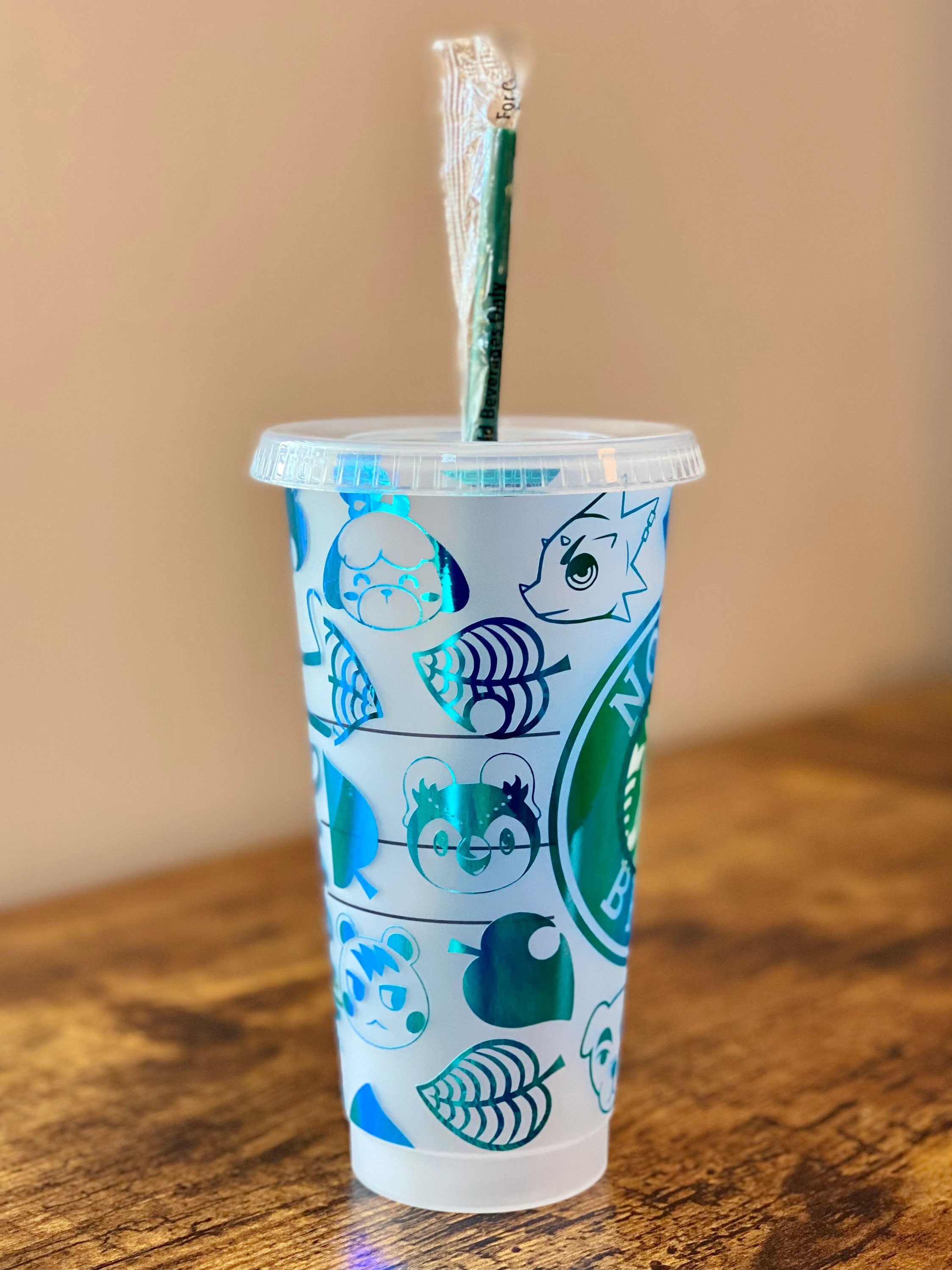 Animal Crossing Inspired Starbucks Tumbler - Various Colors to Choose From-  Can Be Personalized!! - Etsy