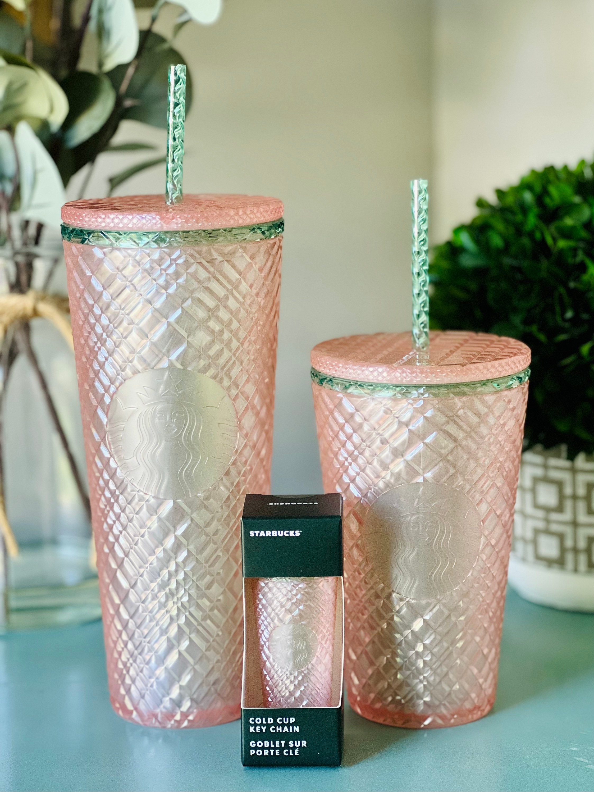 Rose gold - LV inspired - starbucks cold Cup