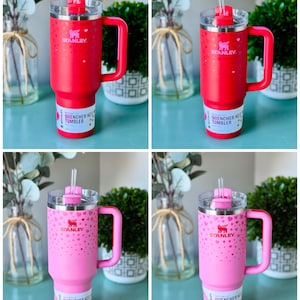 AUTHENTIC - Target Exclusive - Stanley Quencher 40oz & 30oz Available - Brand New w/Sticker - Ruby Hearts - Sweet Hearts - Vday 2025