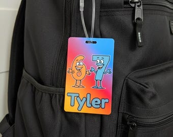 Personalize Funny “6 7 Meme” "I'm Just A Baby" – Bag Tag (Backpack Not Included)