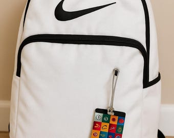 NBA Teams Logo Bag Tag – Zipper Pull or Luggage ID Tag (Backpack Not Included)