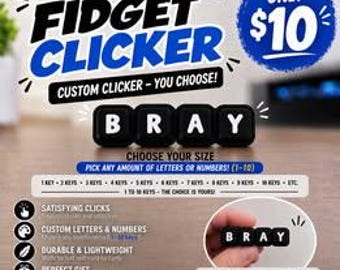 3D Printed Fidget Clicker