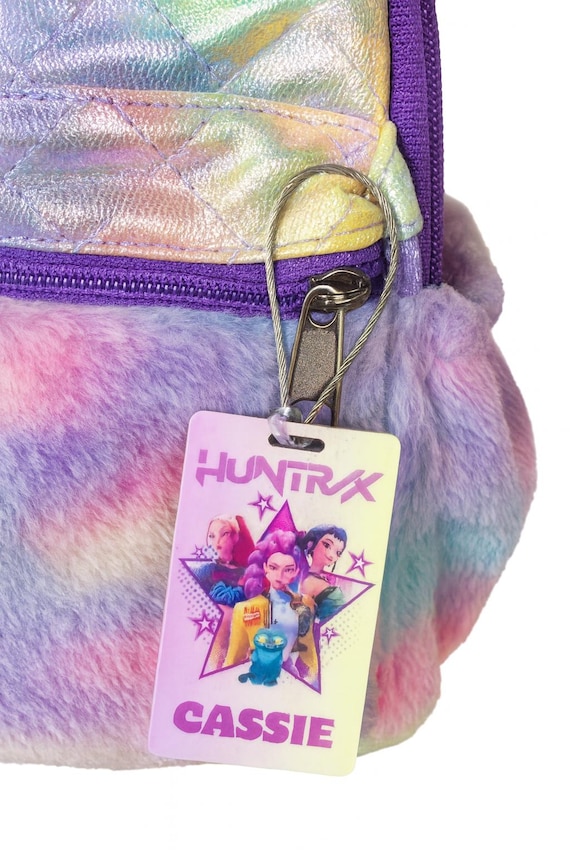 Huntrix Bag Tag – Cute Backpack Accessory for Kids Kpop Demon