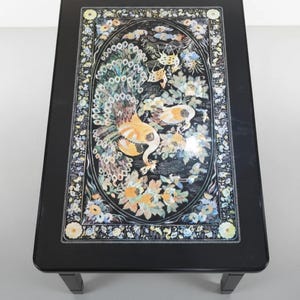 Lightweight Foldable Imitation Korean Mother of Pearl Table (NOT HEAVY DUTY, Laminated)