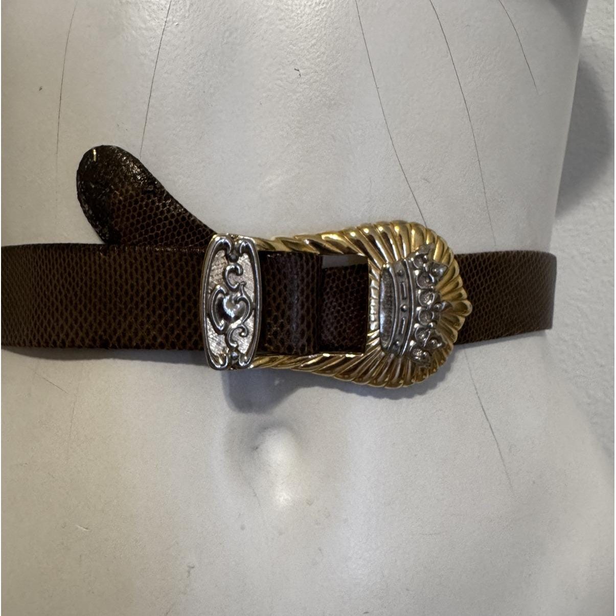 Judith Leiber Snakeskin Belt - Etsy