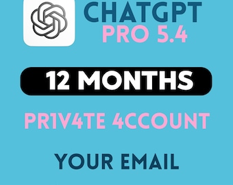 ChatGPT Pro GPT-5.4 Workspace | 12 Month Access | Personal Email | Full Warranty | READ DESCRIPTION