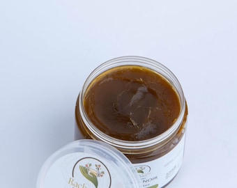 Moroccan Black Soap (Savon Noir Beldi) | Natural Exfoliating Hammam Scrub | Organic Body Cleanser | Deep Skin Detox & Softening Care (200g)