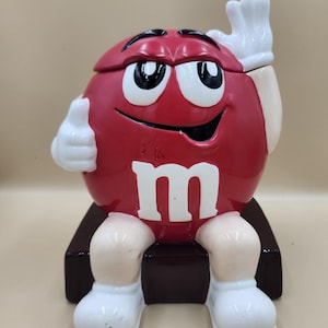 M&m Ceramic Cookie Jars - Etsy