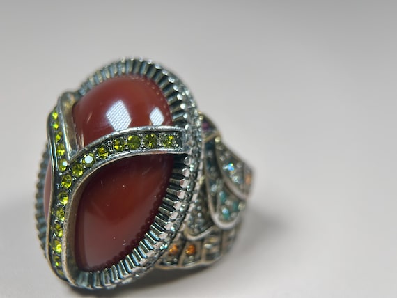 Heidi Daus Vintage-Inspired Statement Cocktail Ri… - image 1