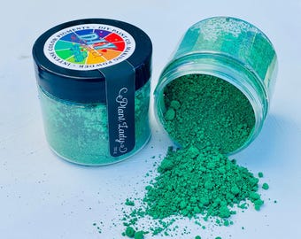 Plant Lady Pigment, Green Making Powder Pigment, Furniture Paint Pigment, DIY Paint Supplies, Artisan Green Pigment 1 oz size