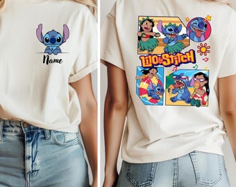 Camiseta personalizada de Disney Stitch, camiseta de Stitch, suéter de Magic Kingdom, camiseta de viaje a Disney, camiseta de Ohana, camiseta a juego de Disney, camiseta PNG