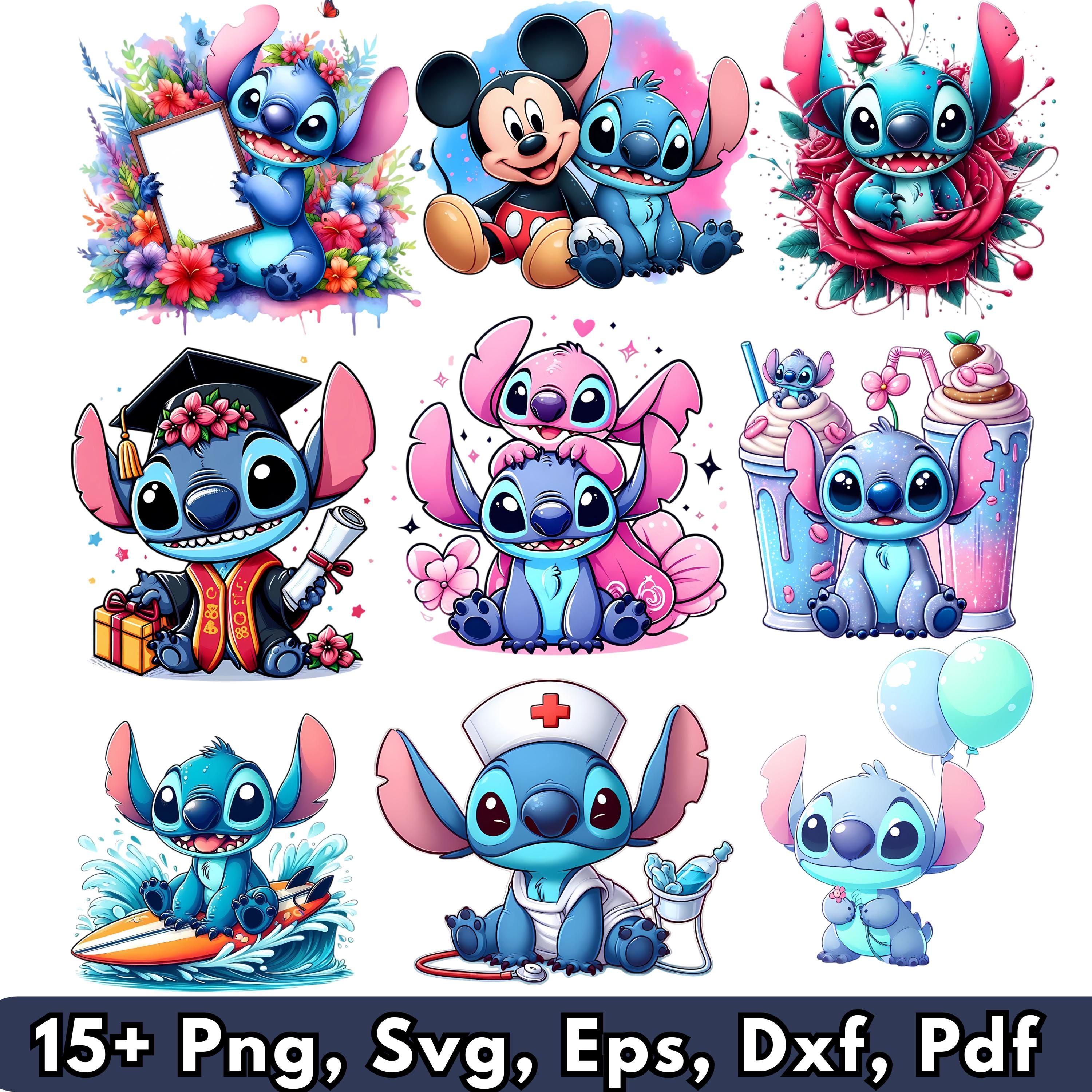 15+ Lilo and Stitch Layered Bundle Files | Clipart, Cricut, silhouette, Vector Cut Files | lilo and stitch clipart png |