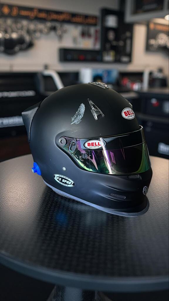 bell gp3 sport helmet FIA 8859-2015 Full Face Without Hans Black Experience unparalleled safety and comfort with the Bell GP3 SPORT L White Motorcycle Helmet Bell Helmet Spoiler Gp3 Sport