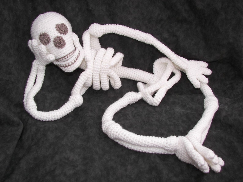 Realistic Bona Fide Skeleton Crochet Amigurumi Pattern Etsy Realistic bona fide skeleton crochet amigurumi pattern