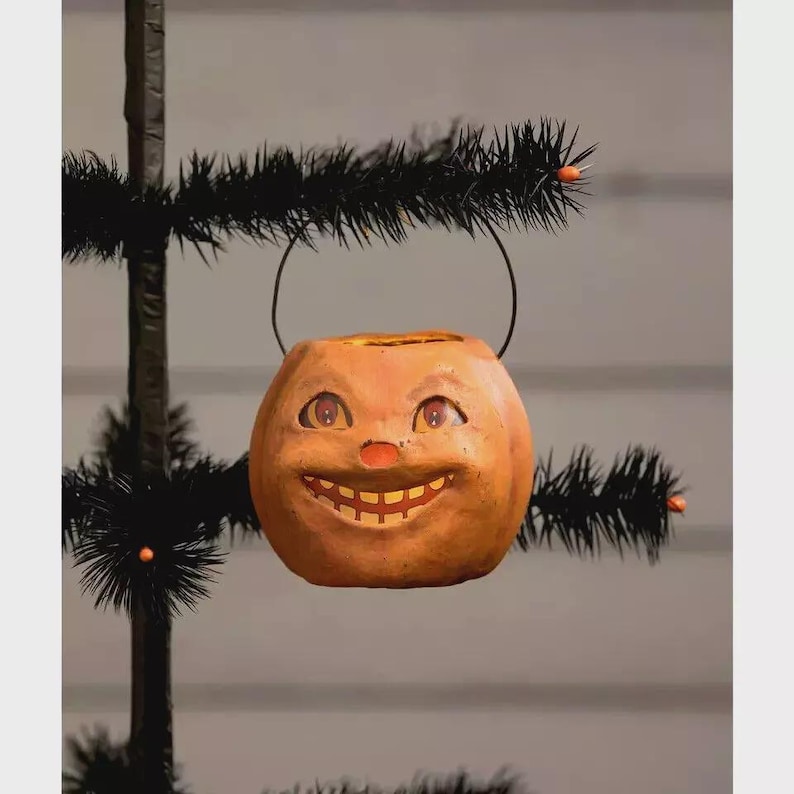 Bethany Lowe Pumpkin Bucket - Thumbnail 2