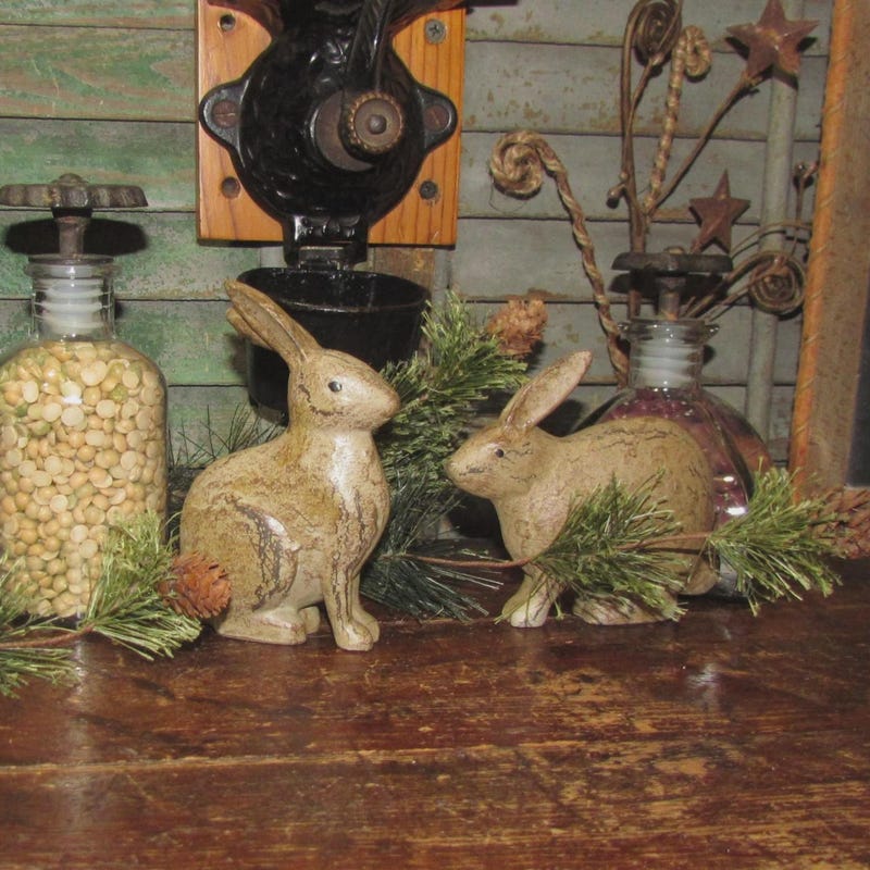 Bunny Clock - Etsy