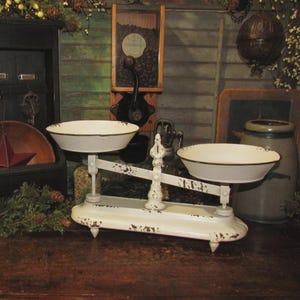 Vintage White Store Scales - Etsy