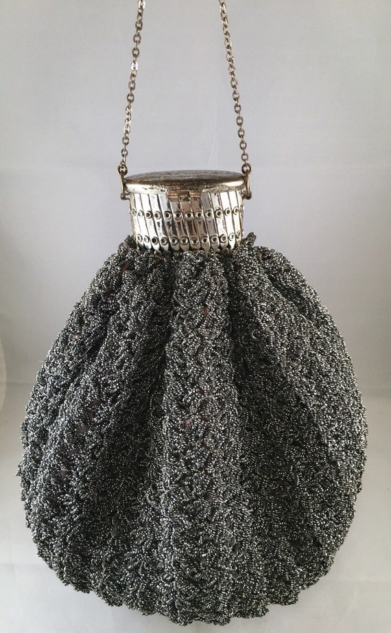 Vintage Ice Bag Purse - Metallic Silver - image 1