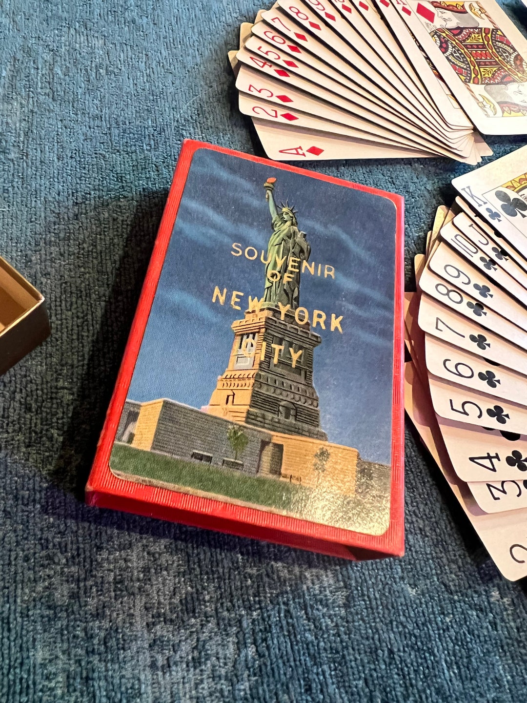 Vintage Set of Souvenir Playing Card New York Etsy