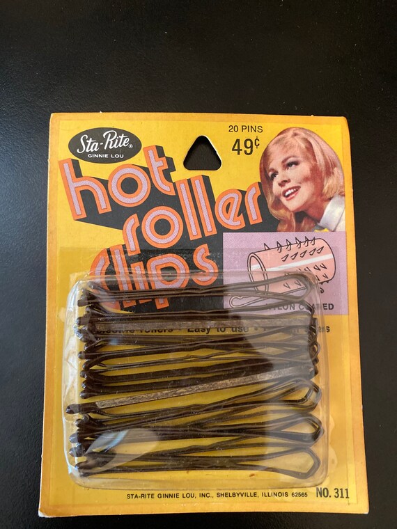 Vintage Hot Roller Clips Etsy