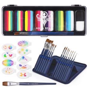 Face Paint Strip | Water Activated Face & Body Paint | Hypoallergenic  Non-Toxic | Kids  Professional Use