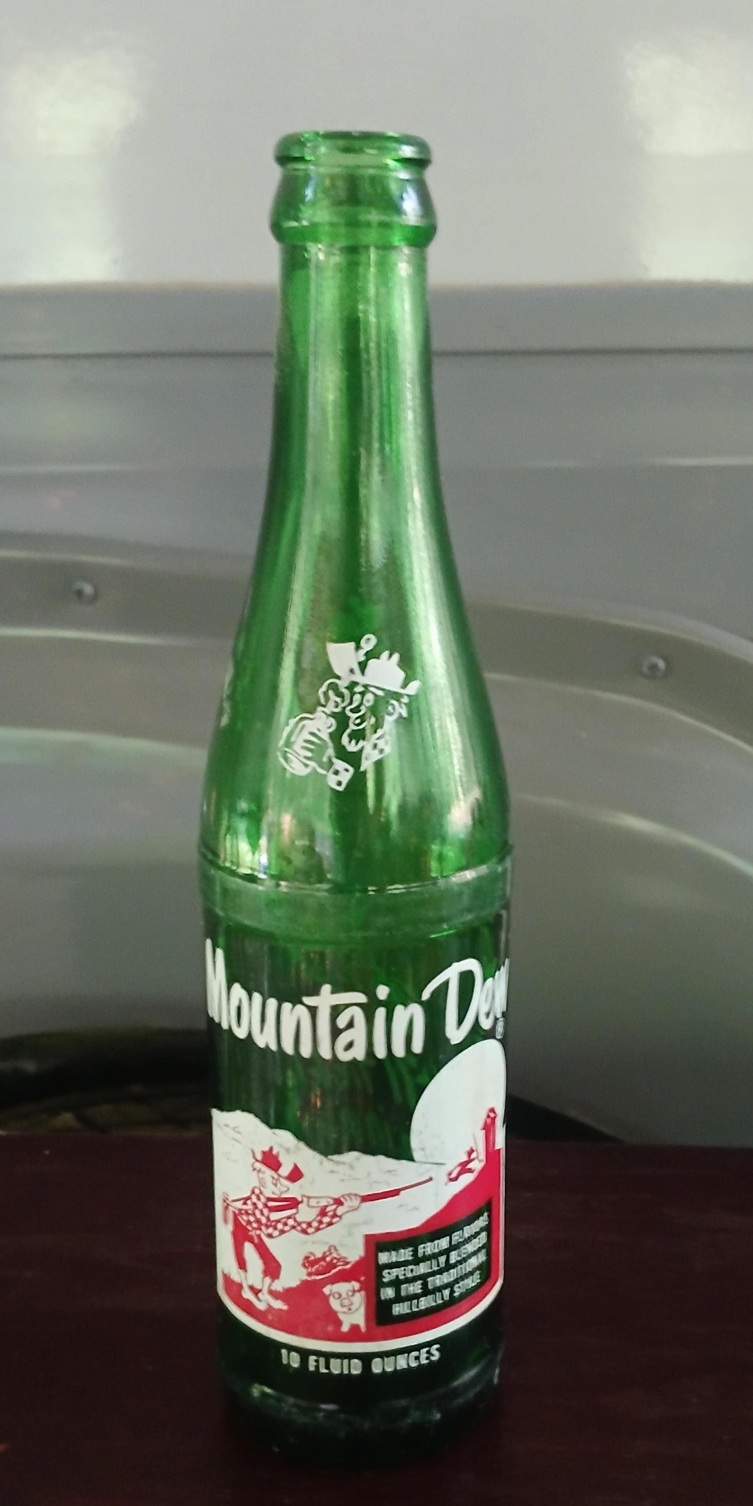 Vintage Mountain Dew Bottle