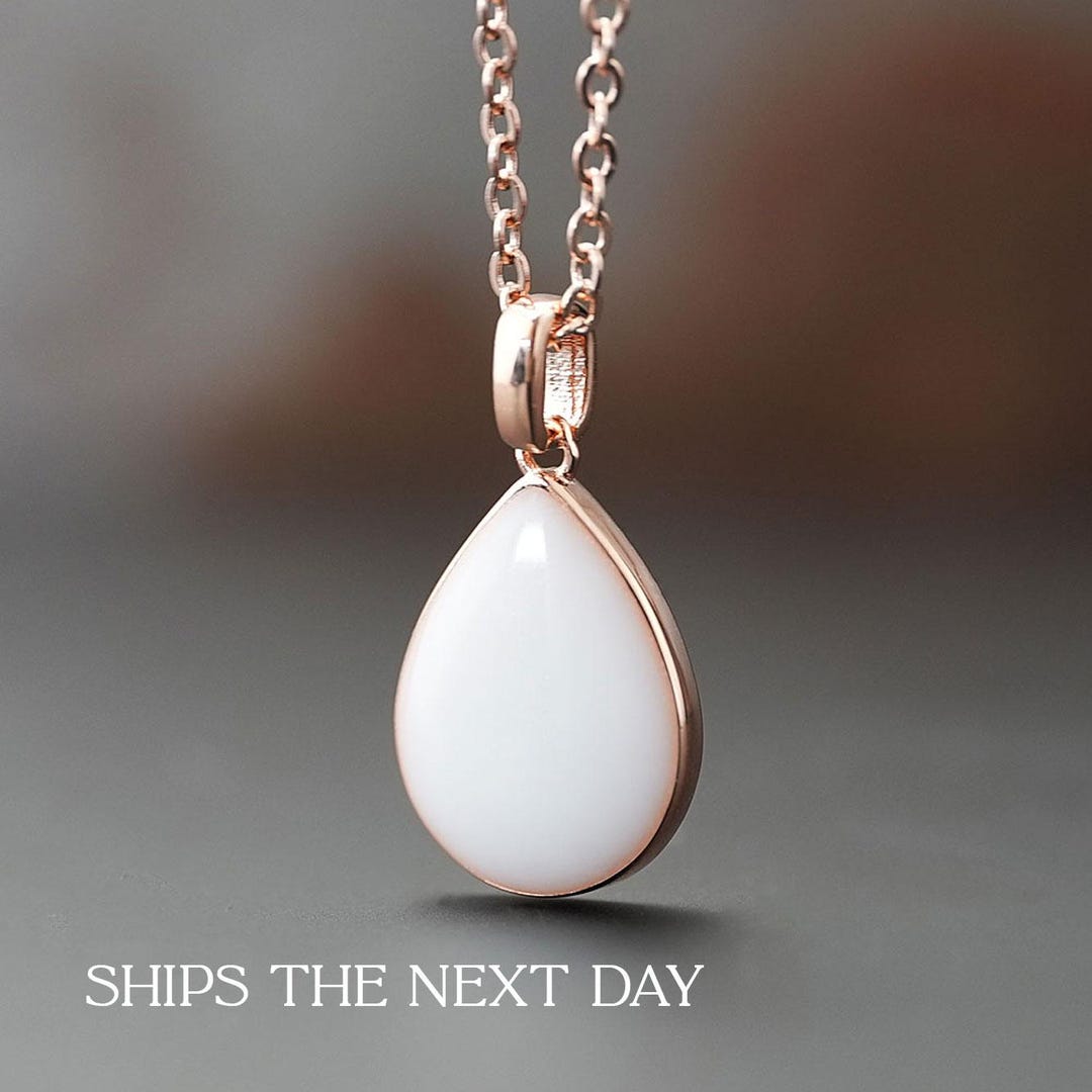 DIY Kit Breastmilk Jewelry for Making Necklace 14x10mm Teardrop Shaped