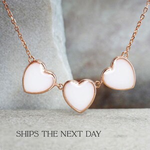 DIY Kit breastmilk jewelry for making a necklace three hearts shaped for DIY breast milk jewelry  necklace making