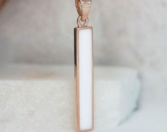 DIY Kit breastmilk jewelry for making a bar 30x5mm necklace  for DIY breast milk jewelry bar stick necklace making diy kits from KeepsakeMom