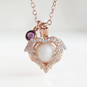 DIY Kit breastmilk jewelry for making a necklace heart locket with breastmilk pearl for DIY breast milk jewelry  necklace making