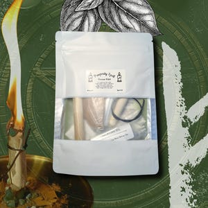 Prosperity Candle Spell DIY Kit | Wealth Attraction Ritual | Witchcraft Essentials