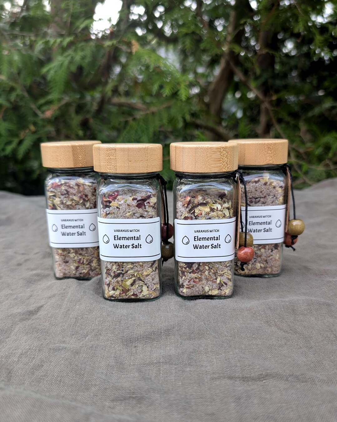 Elemental Water Ritual Salt Blend 4oz Jar | Intuition Cleansing ...