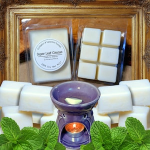 Super Leaf Cleanse: Soy Wax Melts | Eucalyptus and Spearmint | Purifying & Home Cleansing Ritual