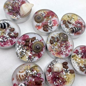 Aphrodite&#39;s Mirror | Tea Light Glamour Spell & Deity Honoring Candles | 4 Pack Spiritual Manifestation Candles