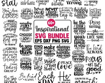 60+ Inspirational Svg Bundle, Motivational Svg Bundle, Inspirational Quotes Svg, Love Svg, Kind Svg, Faith Svg, You Matter Svg,Svg Cut File