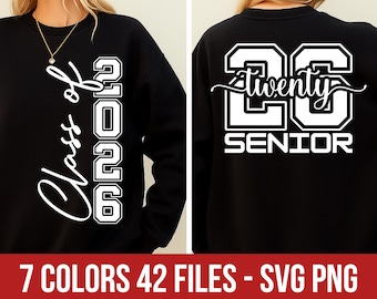Class of 2026 SVG Png Senior 2026 PNG Senior Class of 2026 Svg png Graduation Digital Download Svg Cut file for Cricut Sublimation Design
