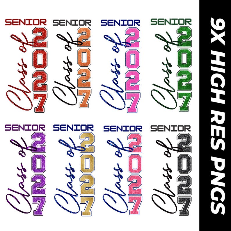 Senior 2027 Vertical PNG Cricut, 2027 Graduation PNG , Class of 2027 png , Senior Pants 2027 , Senior 2027 Png Clipart, Last First Day png image 5