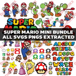 Clipart Mario PNG SVG, Super Mario png, Mario svg, Clipart Mario Kart, princesse Peach png svg Clipart, Luigi svg, SVG Bowser